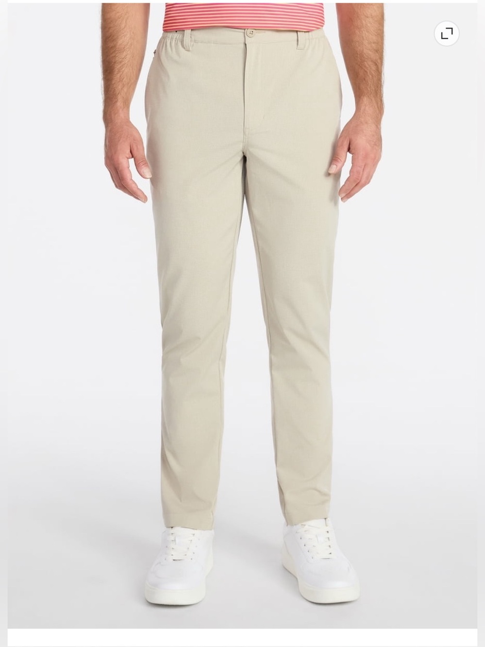 Birdie Bound Active Fabric Golf Pant Size Medium Color Stone